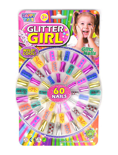 Robetoy Nail 60Pcs - Multi/patterned - ONE SIZE Robetoy Nail 60Pcs - Multi/patterned - ONE SIZE