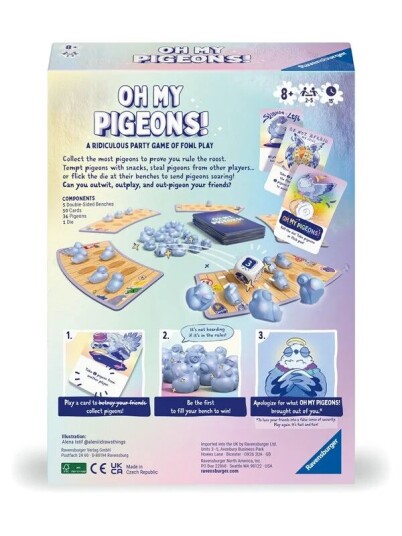 Ravensburger Oh My Pigeons! Party Game Ravensburger Oh My Pigeons! Party Game