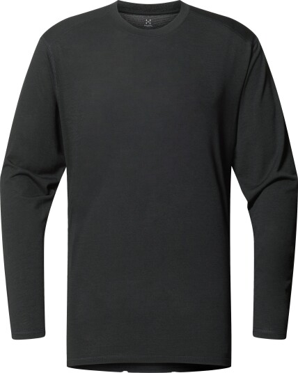 Haglöfs Men"s Kaise Wool Long Sleeve Tee True Black S