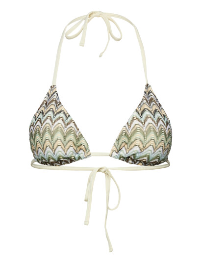 Becksöndergaard Amber Bel Bikini Top - Green - M