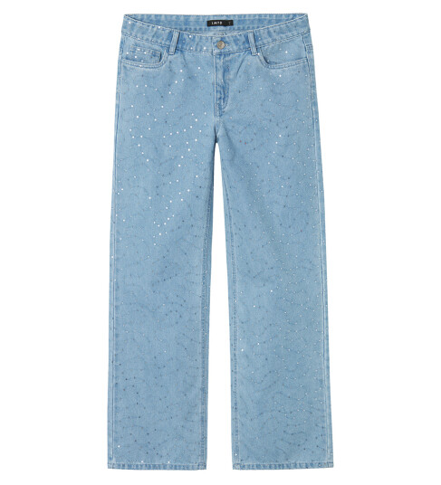 LMTD Nlfsyzza wide jeans Medium Blue Denim