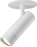 Optic Spot Xxs 36° Hvid 2700K/3000K 5,4W 380 390Lm Ra90 Justerbar 90°/350°. Med Planforsænket Fastgørelse For 70 85Mm Hulboring