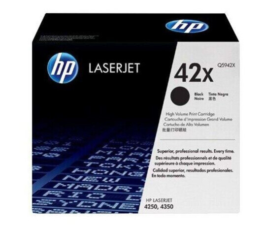HP 42X / Q5942X High Capacity Black Toner - Laser toner Svart