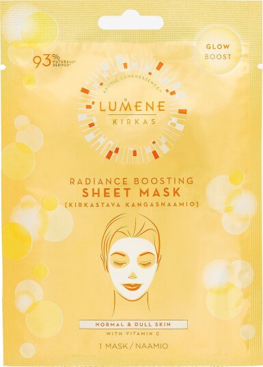 LUMENE Kirkas Radiance Boosting Sheet Mask 1Pcs Nude ONE SIZE