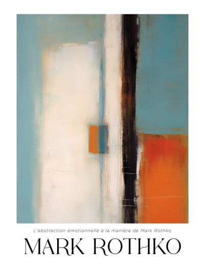Plakat Mark Rothko Abstraksjon Plakat Mark Rothko Abstraksjon