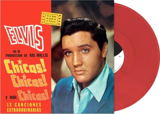 Elvis Presley Chicas Chicas Y Mas Chicas Limited Red Vinyl