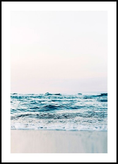 Abstract Waves Plakat / 50x70cm