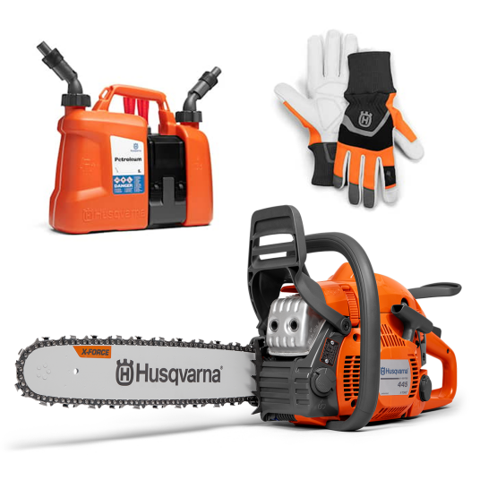 Husqvarna motorsagpakke 445 II e series TrioBrake Husqvarna motorsagpakke 445 II e series TrioBrake