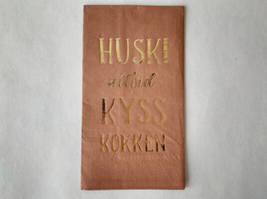 Trend Design Servietter Kyss Kokken