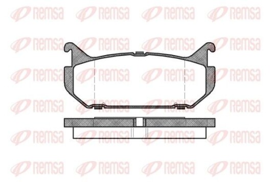 Bremseklosser REMSA 0416.00 Bremseklosser REMSA 0416.00