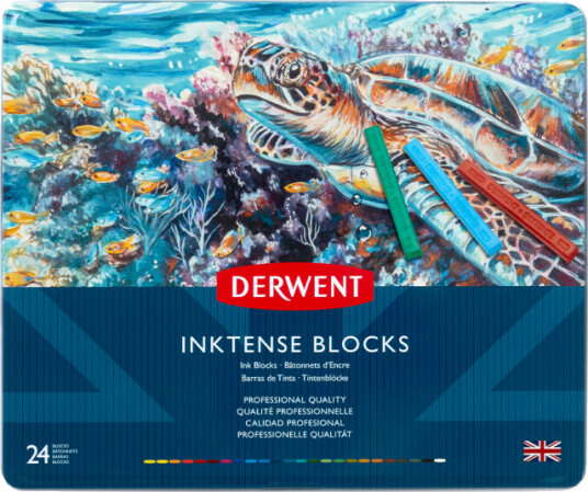 Derwent Inktense Blocks 24-sett Derwent Inktense Blocks 24-sett