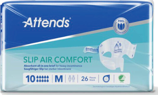 Attends Slip Air Comfort 10 Medium 26 stk.