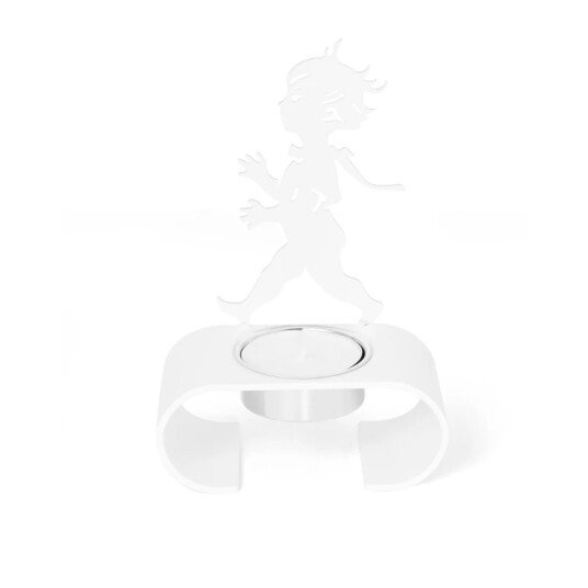Solstickan Design Silhuett telysholder 9,3 x 13,3 cm Hvit Solstickan Design Silhuett telysholder 9,3 x 13,3 cm Hvit