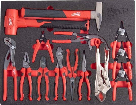 Milwaukee Tangsett 4932500760 Med Hammer, 14 Deler