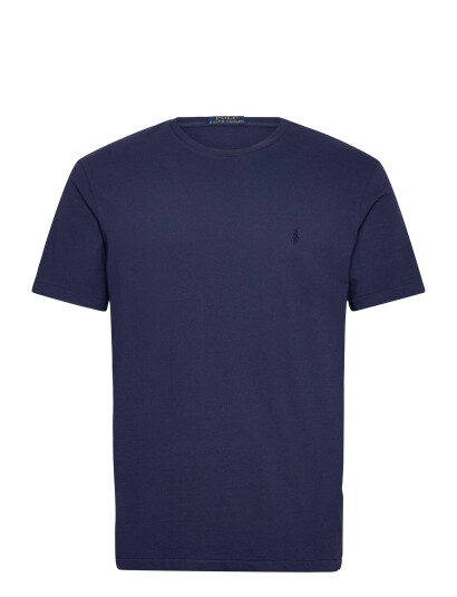 Polo Ralph Lauren Standard Fit Cotton Linen T Shirt Navy XS