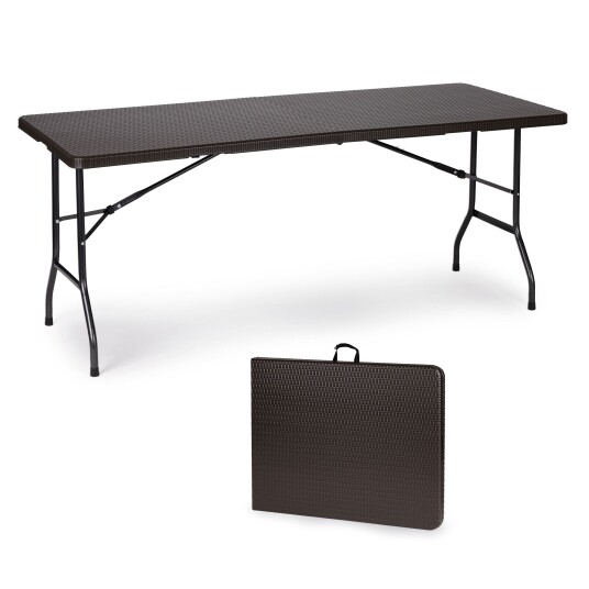 Sammenleggbart cateringbord bankettbord hagebord 180 cm rotting ModernHome
