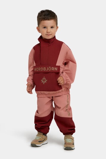 Nordbjörn Stomslyckan Vindog vannresistent Sett Rose Dawn/Madder Brown 122-128 Nordbjörn Stomslyckan Vindog vannresistent Sett Rose Dawn/Madder Brown 122-128