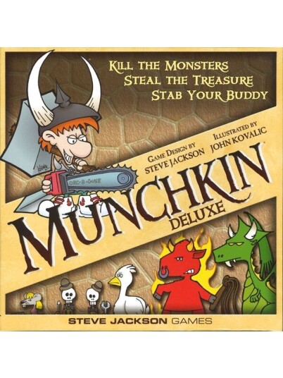 Munchkin Deluxe Strategispill Fantasy og Humor fra Asmodee Munchkin Deluxe Strategispill Fantasy og Humor fra Asmodee