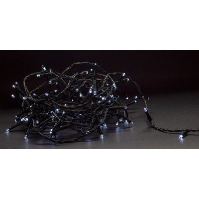 8 meter utendørs LED istappslynge IP44 230V 360 LED kald hvit