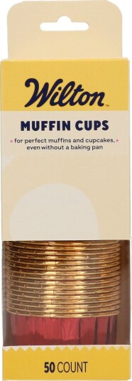 Wilton Muffinsformer Nut Cups Metallic Rød