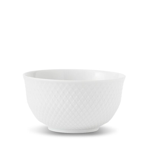 Lyngby Porcelæn Rhombe serveringskål Ø 17,5 cm hvit Lyngby Porcelæn Rhombe serveringskål Ø 17,5 cm hvit