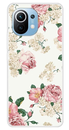 INCOVER Xiaomi Mi 11 Fleksibel Plastdeksel - Roser