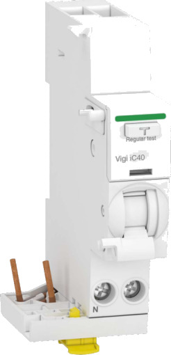 Schneider Electric Acti9 vigi ic40 add on residual current modul 1 pol + nul 25a 30ma class a (3606481327444)