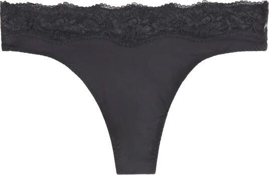 Lindex Thong With Regular Waist BLACK L