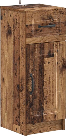 vidaXL Baderom Oppbevaringsskap UTRECHT Gammelt tre 30 x 31 x 77 cm