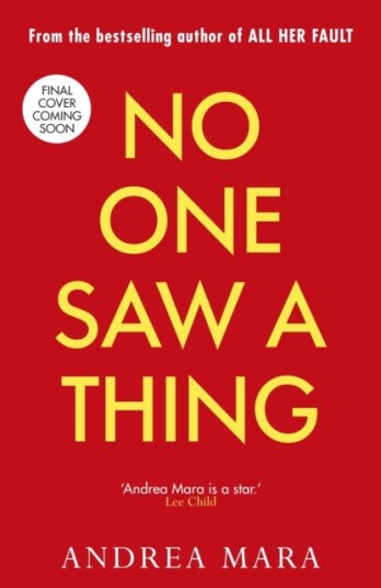 No One Saw A Thing Av Andrea Mara