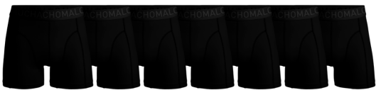 Muchachomalo 1010 Hello Moonlight 7pk Boxer 152 Black XX Large