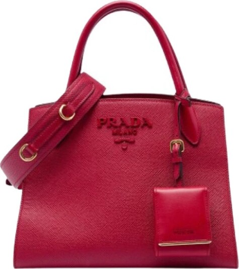 Prada Vintage Dame Pre owned Rød ONE SIZE,