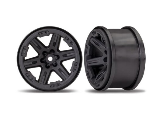 Traxxas TRX-6772 Wheels RXT Black 2.8inch (2)