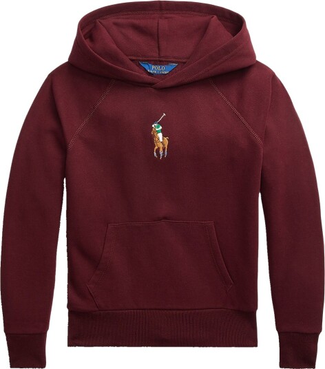 Polo Ralph Lauren Hettegenser Bordeaux m. Logo Polo Ralph Lauren 2 år 92 Hettegenser Lilla Rød