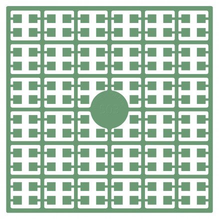 Pixelhobby Midi Perler 503 Lys Dus Grønn 2x2mm 140 pixels