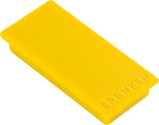 Franken Magnet Rektangel 2.3 X 5 Cm Gul En Pakke 10 Franken Magnet Rektangel 2.3 X 5 Cm Gul En Pakke 10