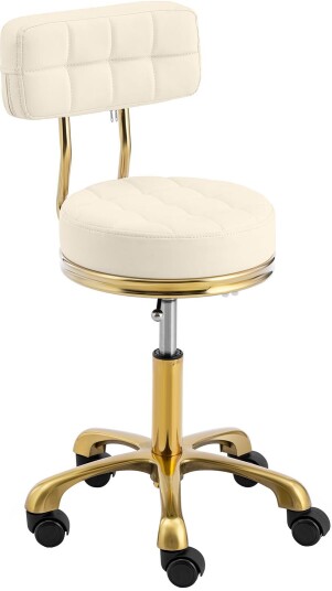physa Arbeidsstol med ryggstøtte 51 66 cm 150 kg beige/gull 10040799 physa Arbeidsstol med ryggstøtte 51 66 cm 150 kg beige/gull 10040799