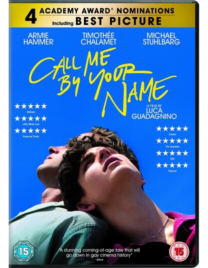 Call Me By Your Name DVD Call Me By Your Name DVD