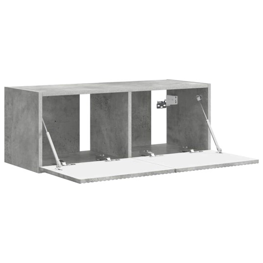 TV Veggskap Veggmontert Betong 60 x 31 x 29.5 cm Konstruert tre