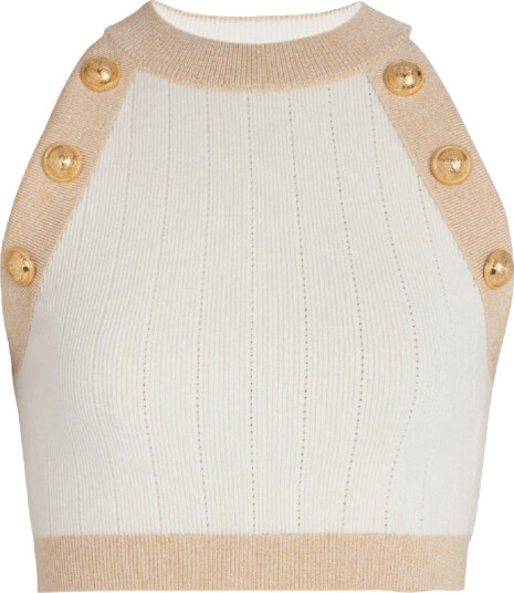Balmain Dame Topper Hvit L,