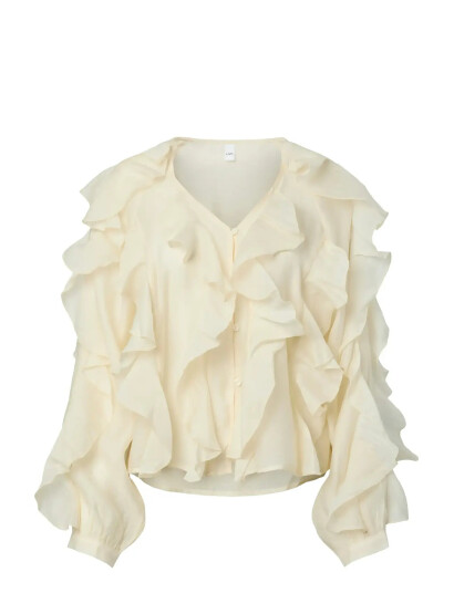 YAS Yasphilippa Ls Top - D2D - Cream - 34