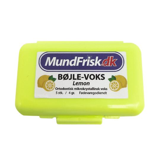 MundFrisk ortodontisk brakettvoks med smak LEMON MundFrisk ortodontisk brakettvoks med smak LEMON