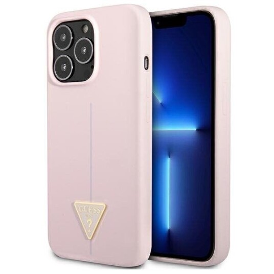 Guess Guhcp13xsltgu Iphone 13 Pro Max 6,7 Tommer Lilla/Lilla Hardt Silikontrekantdeksel