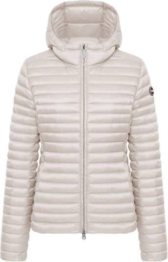 Colmar Women"s Light Down Jacket With Hood Porcelain Colmar 42 EU 36 Colmar Women"s Light Down Jacket With Hood Porcelain Colmar 42 EU 36