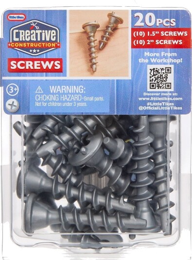 Little Tikes Lt Creative ConstructionBox Of Screws Grey ONE SIZE Little Tikes Lt Creative ConstructionBox Of Screws Grey ONE SIZE