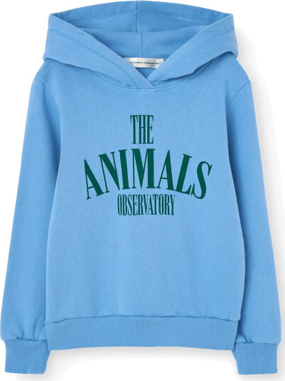 THE ANIMALS OBSERVATORY Angelfish Kid Hoodie Dusty Blue   Blue   12 Y