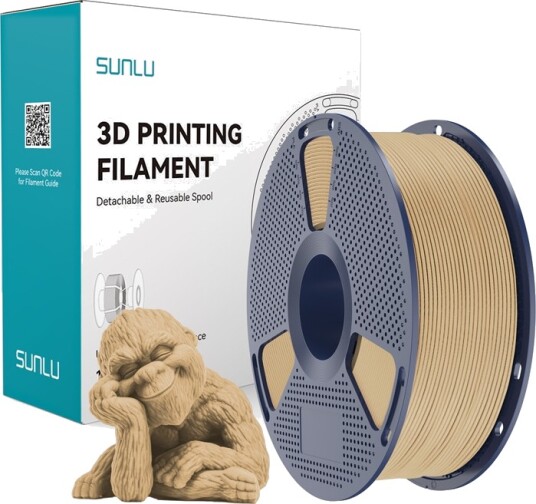 Sunlu Wood 1.75 Mm 1 Kg (Lønn) Filament