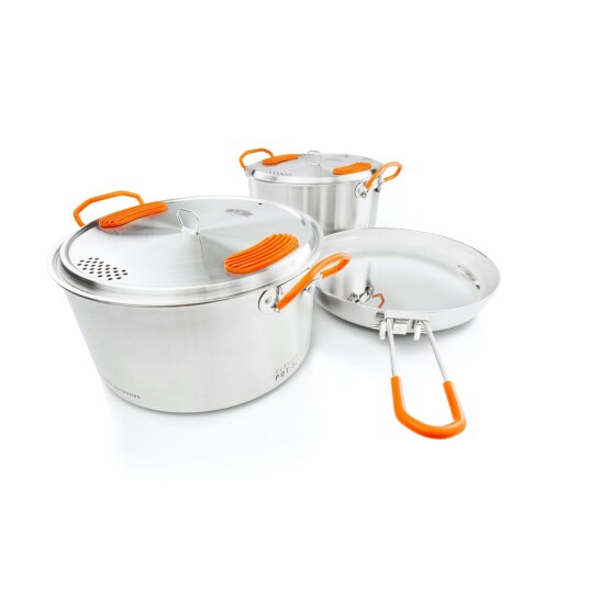 GSI Outdoors Gsi Glacier Stainless Base Camper Medium 3l + 2l