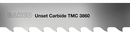 Bahco Bandsågblad Unset Carbide 3860 Hm 6200x54x1.6 Tmc-1.4/2t