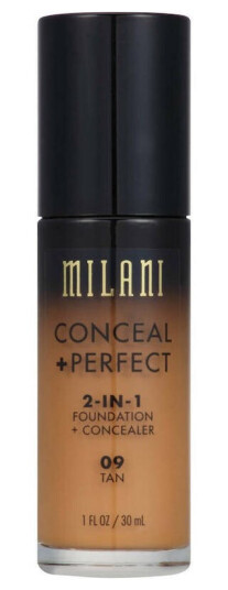 Milani Conceal + Perfect 2in1 Foundation + Concealer 09 Tan 30 ml Foundation